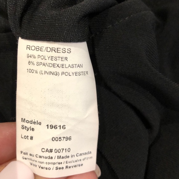 Black backless dress - Picture 5 of 5